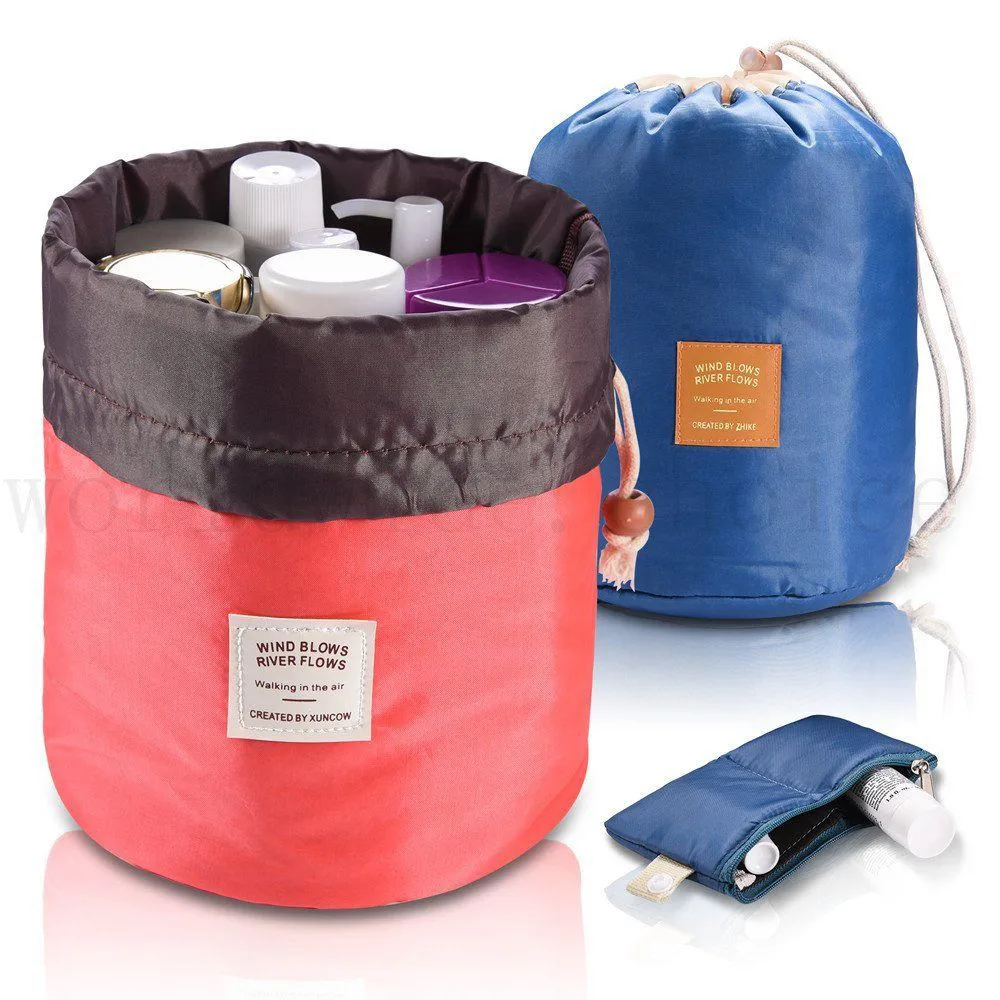 Barrel Travel Cosmetic Nylon Cotton Drawstring Wash Makeup Organizer Storage Toiletry Bag Storage Of Cosmetics Fashion New@T10
Barrel Travel Cosmetic Nylon Cotton Drawstring Wash Makeup Organizer Storage Toiletry Bag Storage Of Cosmetics Fashion New@T10