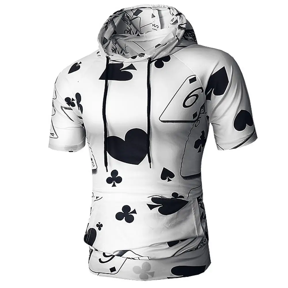 Fashion Men T Shirts Summer Top Tees Mens Clothing Short Sleeve Casual O Neck cotton Fitness Tshirt Poker Print Casual Hoodie
Fashion Men T Shirts Summer Top Tees Mens Clothing Short Sleeve Casual O Neck cotton Fitness Tshirt Poker Print Casual Hoodie