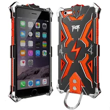 Simon Design Colorful Thor Metal Case with Silicon Removable Alloy Aluminum Protector Cover case for iPhone 6 6S Plus