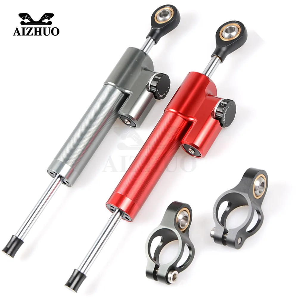 Universal Motorcycle Damper Steering Stabilize Safety Control Aluminum For DUCATI 959 899 1199 1299 Panigale MS4R SUZUKI GSX1400
Universal Motorcycle Damper Steering Stabilize Safety Control Aluminum For DUCATI 959 899 1199 1299 Panigale MS4R SUZUKI GSX1400