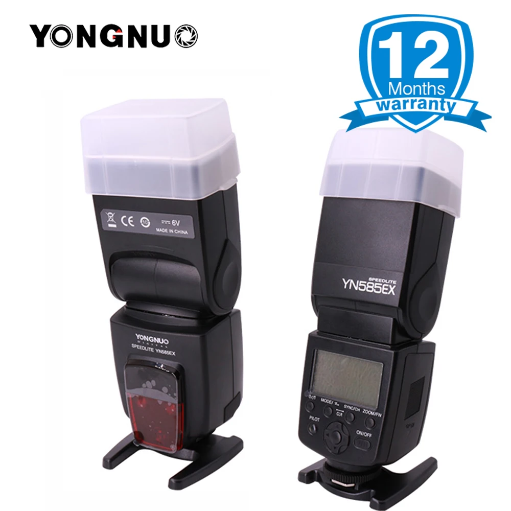 YONGNUO Official YN585EX Wireless Flash Speedlite for Pentax K-70 K-50 K-1 K-S1 K-S2 K3II K5 K50 KS2 K100 DSLR Camera
YONGNUO Official YN585EX Wireless Flash Speedlite for Pentax K-70 K-50 K-1 K-S1 K-S2 K3II K5 K50 KS2 K100 DSLR Camera