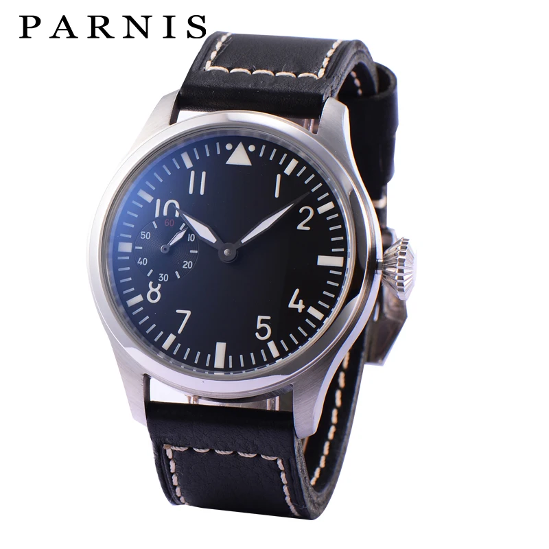Parnis Watch Men Mechanical Watches 44mm Black Dial Luminous Hands Classic Clock Relogio Masculino Male Hand Wind Wristwatches
Parnis Watch Men Mechanical Watches 44mm Black Dial Luminous Hands Classic Clock Relogio Masculino Male Hand Wind Wristwatches