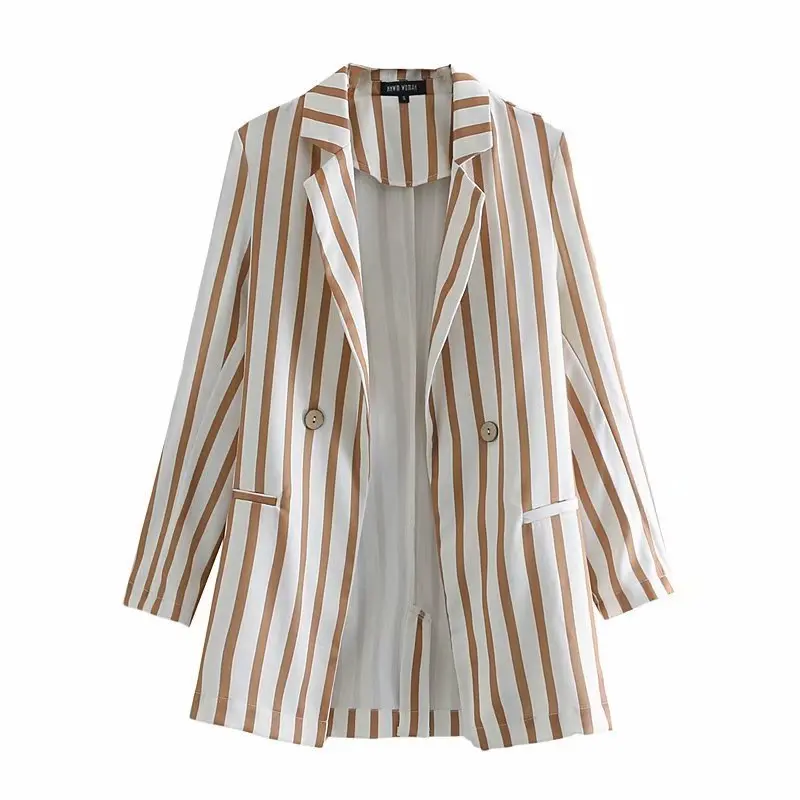 WT134 New Brief Striped Print Three Quarters Blazer Spring Summer Casual Blazers Outwear
WT134 New Brief Striped Print Three Quarters Blazer Spring Summer Casual Blazers Outwear