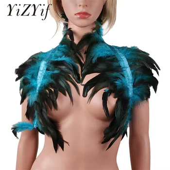 Gothic Feather Cape Shawl Victorian Real Natural Feather Shrug Shawl Shoulder Wrap Cape Gothic Collar with Ribbon Ties Costume
Gothic Feather Cape Shawl Victorian Real Natural Feather Shrug Shawl Shoulder Wrap Cape Gothic Collar with Ribbon Ties Costume
