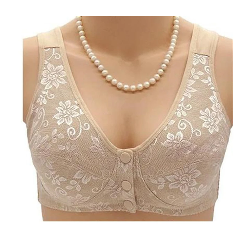 1PC Wireless Cotton Bras for Women Mother Lingerie Lace Front Close T-Back Bra Soft Leisure Comfortble Underwear Plus Size
1PC Wireless Cotton Bras for Women Mother Lingerie Lace Front Close T-Back Bra Soft Leisure Comfortble Underwear Plus Size