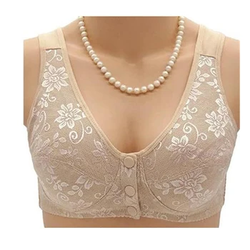1PC Wireless Cotton Bras for Women Mother Lingerie Lace Front Close T-Back Bra Soft Leisure Comfortble Underwear Plus Size
1PC Wireless Cotton Bras for Women Mother Lingerie Lace Front Close T-Back Bra Soft Leisure Comfortble Underwear Plus Size