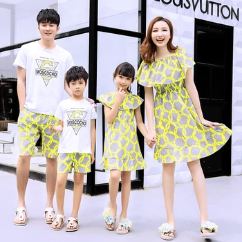 Family Clothing Fashion Men Boy Clothing Set, Women Long Dress Girls Dress Family Look Couple Clothes
Family Clothing Fashion Men Boy Clothing Set, Women Long Dress Girls Dress Family Look Couple Clothes