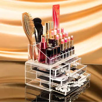 Makeup Tools Storage Box Nail Polish Rack Lipstick Cosmetic Drawer Jewelry Desktop Organizer Transparent Acrylic Container Case
Makeup Tools Storage Box Nail Polish Rack Lipstick Cosmetic Drawer Jewelry Desktop Organizer Transparent Acrylic Container Case