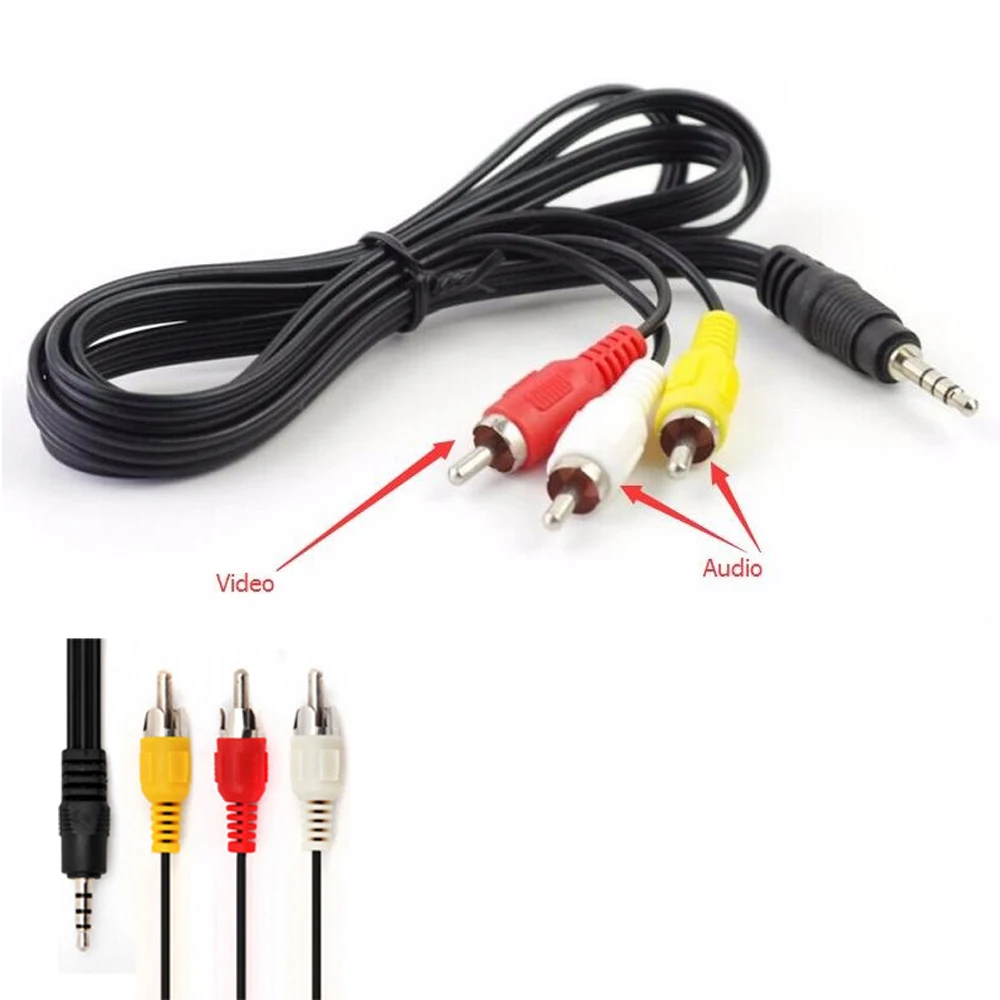 3.5mm Jack to 3 Port RCA Male Plug Adapter Audio Converter Video AV Cable 1M For Freesat V7 HD FREESAT V7 MAX satellite Receiver
3.5mm Jack to 3 Port RCA Male Plug Adapter Audio Converter Video AV Cable 1M For Freesat V7 HD FREESAT V7 MAX satellite Receiver
