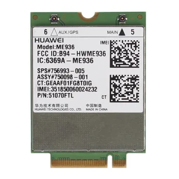 Card for HP SPS:756993 Huawei ME936 NGFF M.2 4G LTE WWAN Wireless Wifi Card EDGE/GPRS/GSM,DC-HSPA+ dell sony samsung asus acer
Card for HP SPS:756993 Huawei ME936 NGFF M.2 4G LTE WWAN Wireless Wifi Card EDGE/GPRS/GSM,DC-HSPA+ dell sony samsung asus acer
