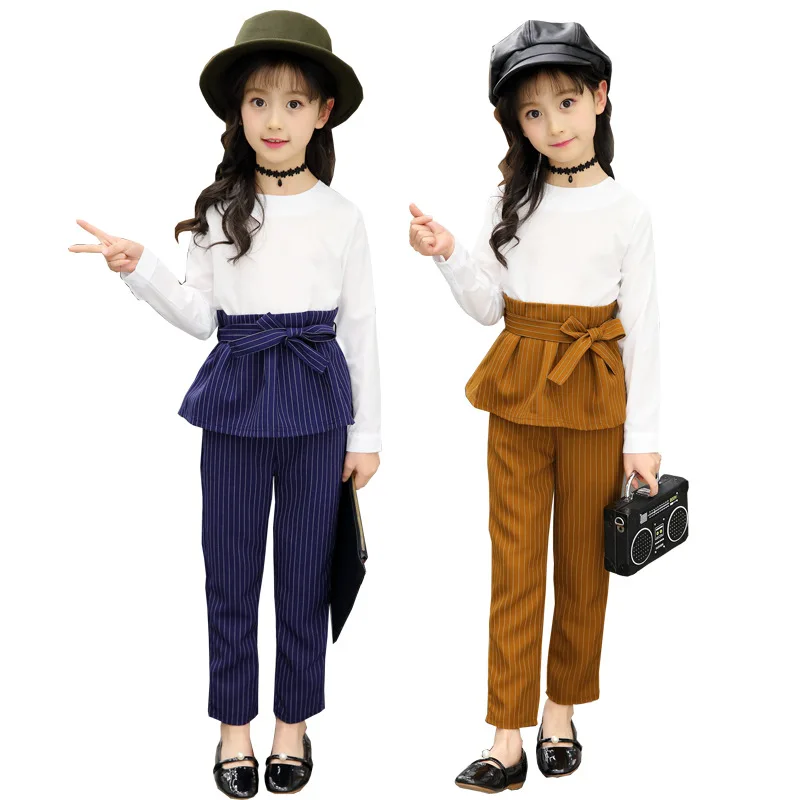 2018 Girls Clothes Sets Long Sleeve Patchwork Outfits Kids Tops & Pants Suits 4 6 8 10 12 14 Years Girls Children Clothing Sets
2018 Girls Clothes Sets Long Sleeve Patchwork Outfits Kids Tops & Pants Suits 4 6 8 10 12 14 Years Girls Children Clothing Sets