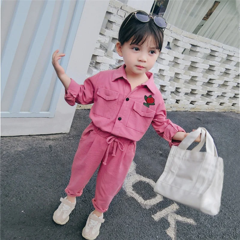 2pcs kid clothes cute baby girl clothes embroidery flower T shirt pants sets children girl casual long bottoms sets
2pcs kid clothes cute baby girl clothes embroidery flower T shirt pants sets children girl casual long bottoms sets