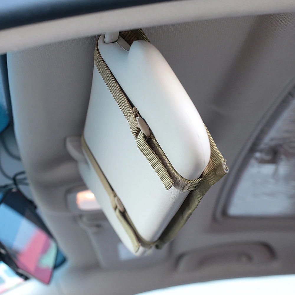 Universal 12,2 x 5,9 F/ür Autos LKWs SUVs und Wohnmobile Sommerbrille Clip Halter Sonnenblende Organizer Auto Interieur Zubeh/ör Tasche XUMU Auto Sonnenblende Multi-Tasche