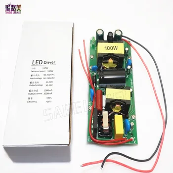 100W LED Power Supply Driver AC85-265V For 100Watt High power LED Light Lamp Bulb DC30-36V Fast shipping
100W LED Power Supply Driver AC85-265V For 100Watt High power LED Light Lamp Bulb DC30-36V Fast shipping