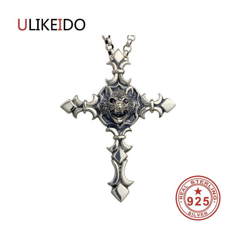 Pure 925 Sterling Silver Jewelry Suck Blood Charms Punk Pendants for Men And Women Thai Silver Necklace Chain Fine Gift 1324
Pure 925 Sterling Silver Jewelry Suck Blood Charms Punk Pendants for Men And Women Thai Silver Necklace Chain Fine Gift 1324