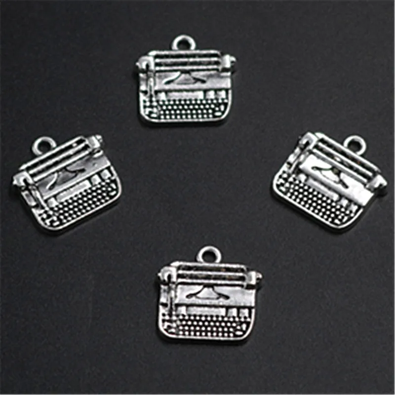 WKOUD 8pcs Antique Silver Retro Typewriter Charm Necklace Bracelet DIY Handmade Metal Jewelry Alloy Pendants A1293
WKOUD 8pcs Antique Silver Retro Typewriter Charm Necklace Bracelet DIY Handmade Metal Jewelry Alloy Pendants A1293