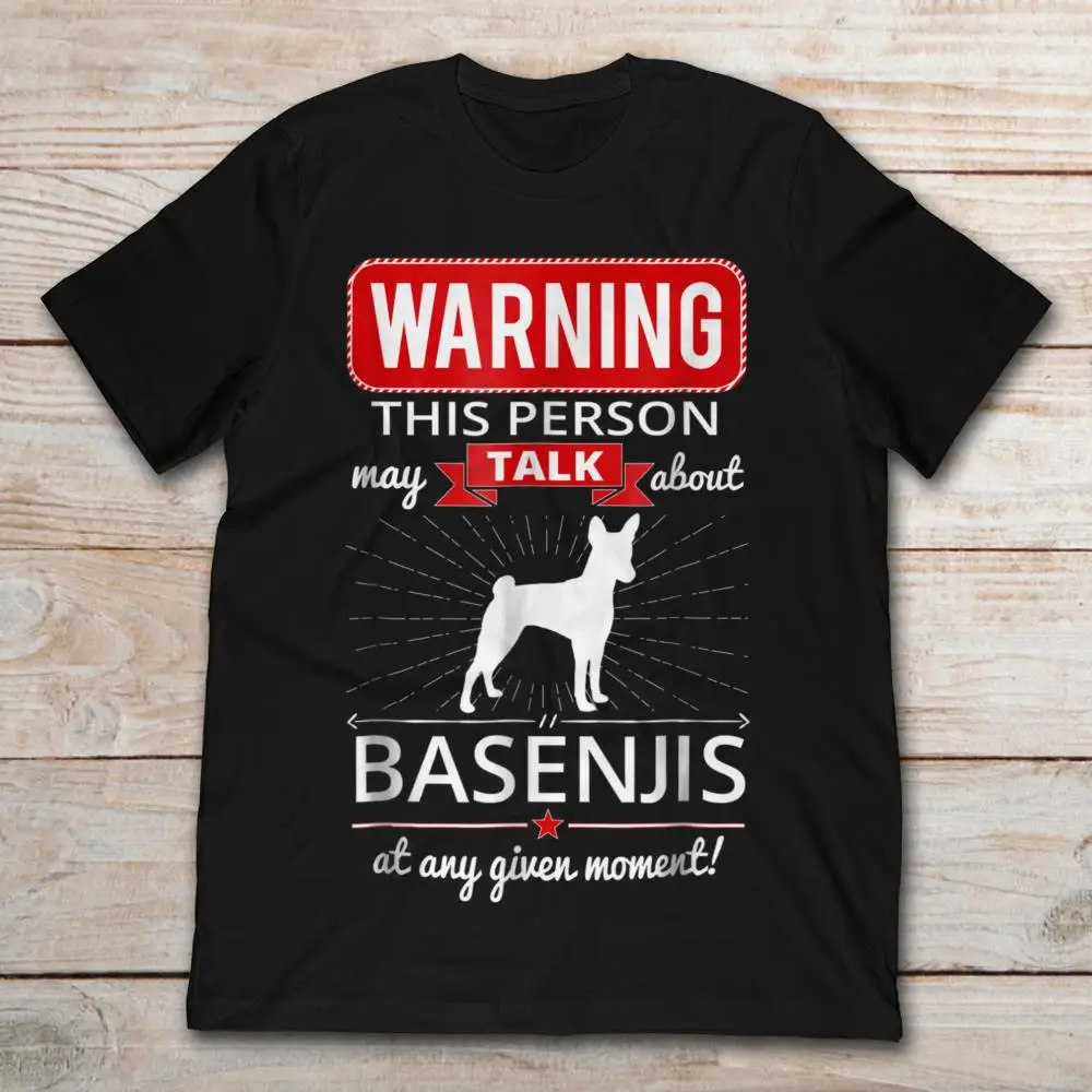 Warning This Person May Talk About Basenjis At Any Given Moment T-SHIRT Men's Short Sleeve T-Shirt
Warning This Person May Talk About Basenjis At Any Given Moment T-SHIRT Men's Short Sleeve T-Shirt