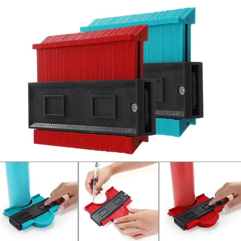 Plastic Profile Copy Gauge Contour Gauge Duplicator Standard 5/6" Width Wood Marking Tool Tiling Laminate Tiles General Tools
Plastic Profile Copy Gauge Contour Gauge Duplicator Standard 5/6" Width Wood Marking Tool Tiling Laminate Tiles General Tools