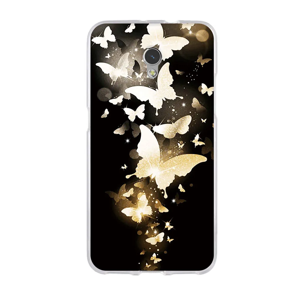 Тонкий силиконовый чехол для телефона ZTE Blade V7 с милым животным узором защитный из