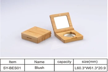 Free shipping 10pcs/lot high quality bamboo made empty single eye shadow box for comstic package
Free shipping 10pcs/lot high quality bamboo made empty single eye shadow box for comstic package