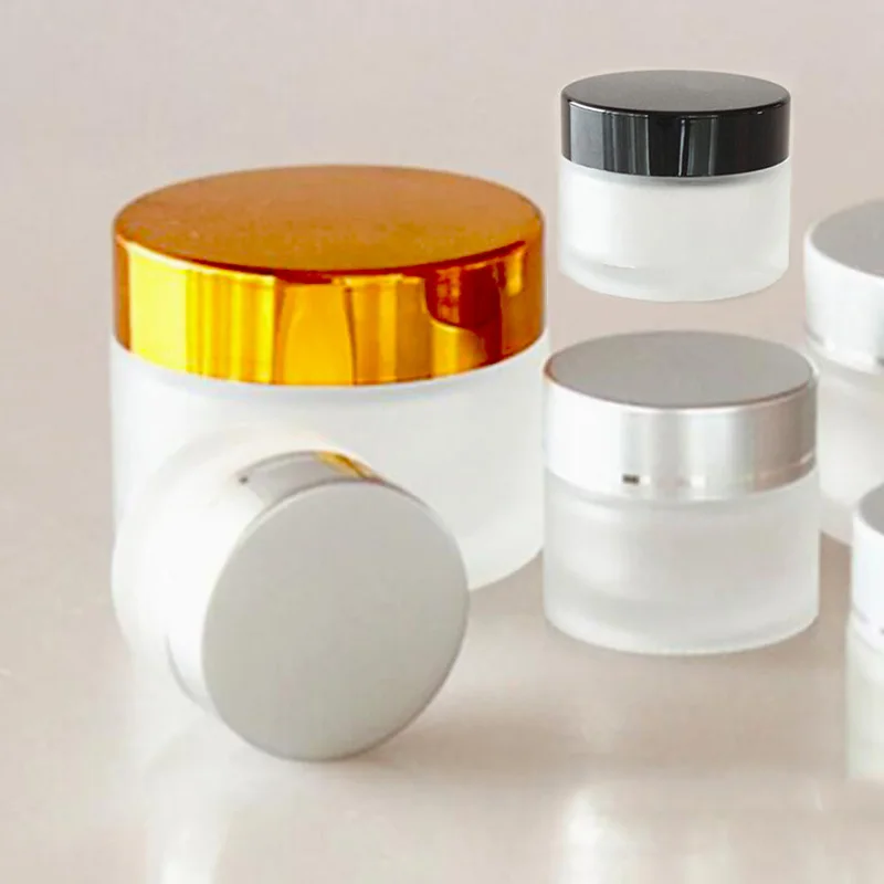12 x Travel Empty 5g 10g 15g 20g 30g 50g Frost Glass Jars cosmetic balms oils beauty creams pots screw cap container with seal
12 x Travel Empty 5g 10g 15g 20g 30g 50g Frost Glass Jars cosmetic balms oils beauty creams pots screw cap container with seal