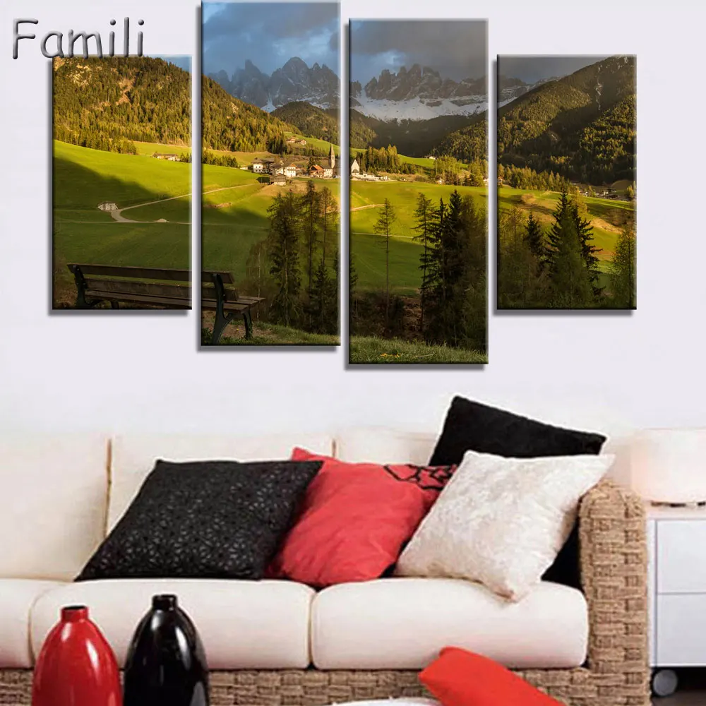4pcs/set HD Landscape Canvas Paintings Art Home Decoration For Living Room Modular Pictures On The Wall cuadros,home decor
4pcs/set HD Landscape Canvas Paintings Art Home Decoration For Living Room Modular Pictures On The Wall cuadros,home decor