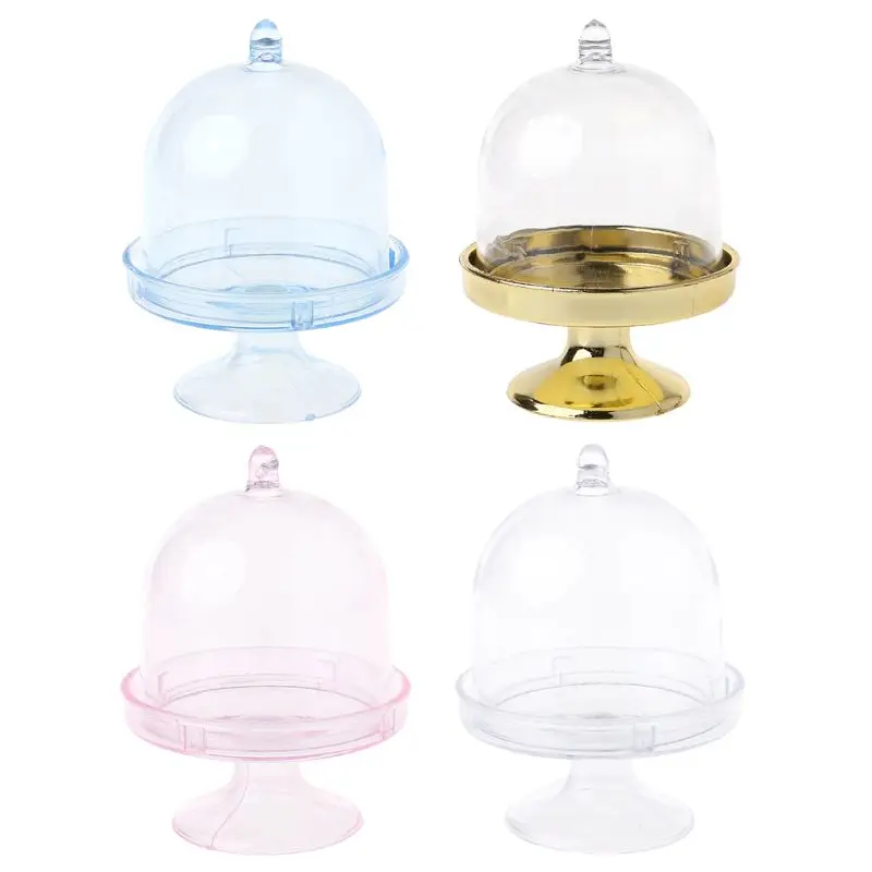 Mini Cake Stand Cupcake Box Wedding Favor Party Plastic Candy Box Transparent Baby Shower Birthday Decoration
Mini Cake Stand Cupcake Box Wedding Favor Party Plastic Candy Box Transparent Baby Shower Birthday Decoration