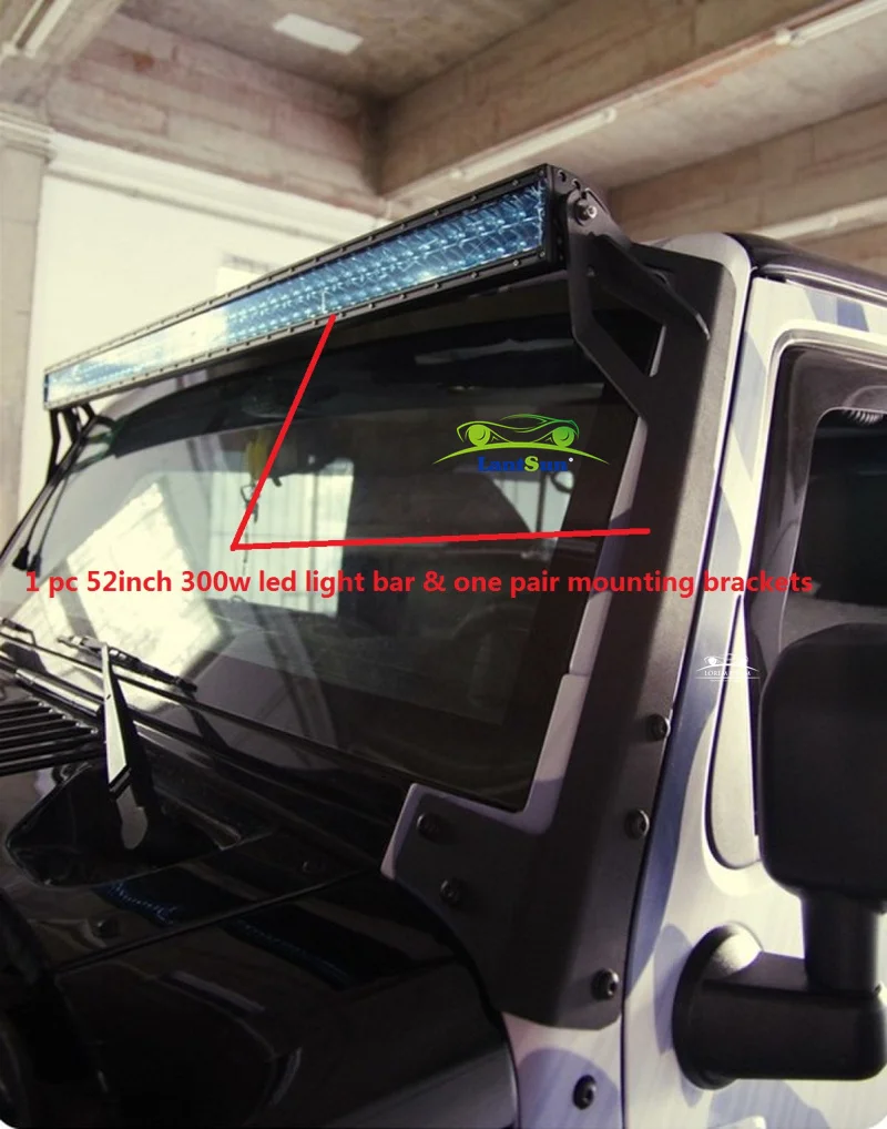 hot sale 2007-2017 wrangler jk parts 52" 300w led and roof mounting bracket kits for jeep wrangler
hot sale 2007-2017 wrangler jk parts 52" 300w led and roof mounting bracket kits for jeep wrangler