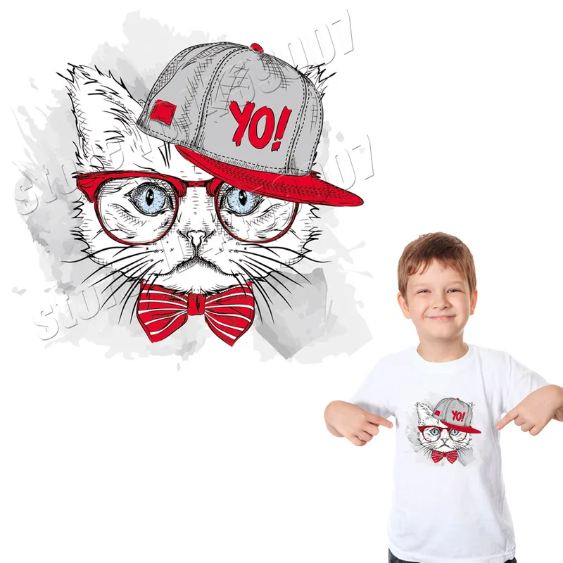 Cartoon Cat Stickers Big On T-Shirts DIY Washable Parches Heat Transfer Patches For Girls Printed Style Applique
Cartoon Cat Stickers Big On T-Shirts DIY Washable Parches Heat Transfer Patches For Girls Printed Style Applique