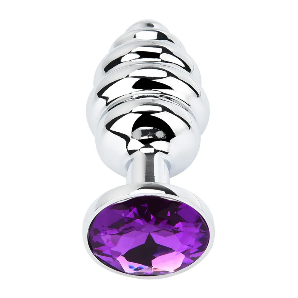 3 Pcs Silicone Metal Butt Plug Set Adult Toy,anal Sex Toys