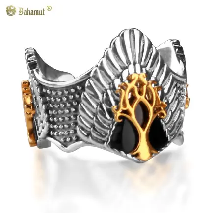 Bahamut Lord of The Rings The Crown of King Aragon Ring - 925 Sterling Silver 
Bahamut Lord of The Rings The Crown of King Aragon Ring - 925 Sterling Silver