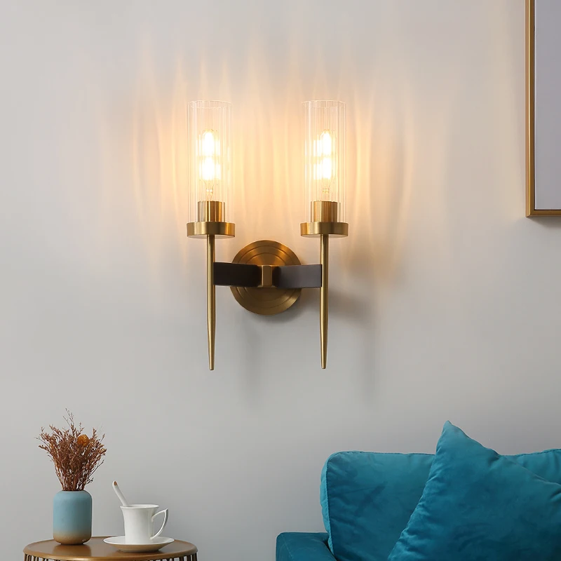 American Copper Wall Lamps Living Room Wall Sconce Bedroom Bedside Lamp Modern led Wall Light Bathroom Light Simple Stairs Light
American Copper Wall Lamps Living Room Wall Sconce Bedroom Bedside Lamp Modern led Wall Light Bathroom Light Simple Stairs Light