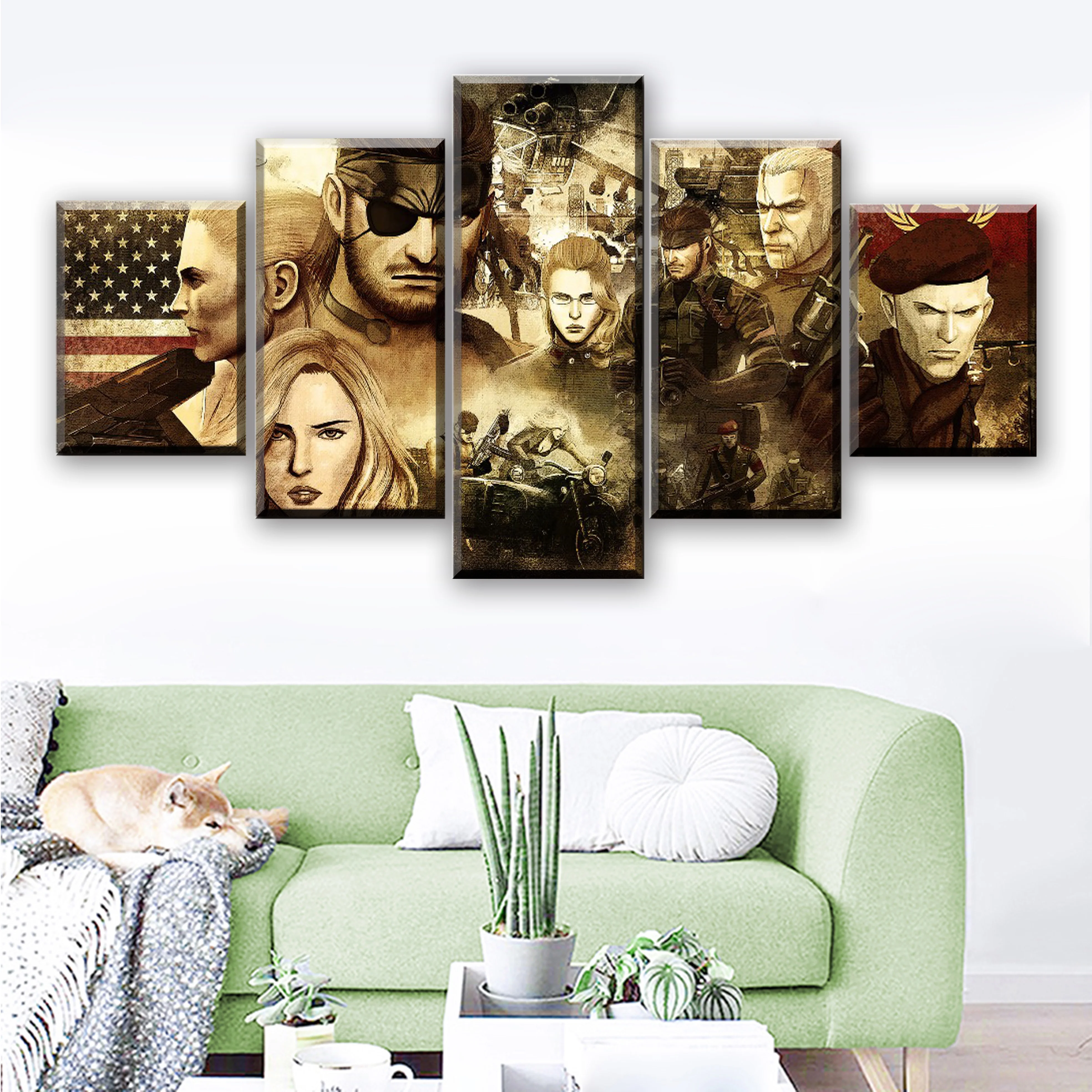 Canvas HD Prints Modular Pictures Home Decorative 5 Pieces Game Metal Gear Solid Snake Painting Wall Framework Artwork Poster
Canvas HD Prints Modular Pictures Home Decorative 5 Pieces Game Metal Gear Solid Snake Painting Wall Framework Artwork Poster