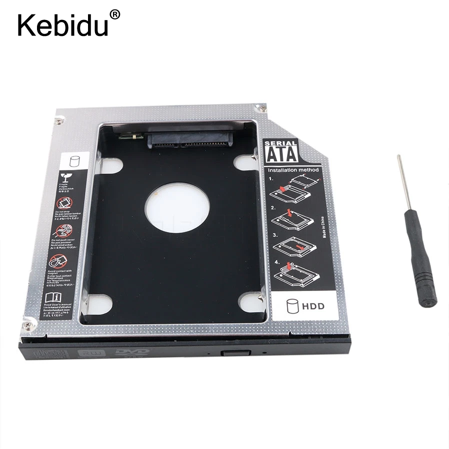 kebidu Universal 12.7mm Aluminum Plastic for DVD/CD-ROM 2nd HDD Caddy 12.7mm SATA 3.0 For 7-12.5mm 2.5"SSD Case Enclosure
kebidu Universal 12.7mm Aluminum Plastic for DVD/CD-ROM 2nd HDD Caddy 12.7mm SATA 3.0 For 7-12.5mm 2.5"SSD Case Enclosure