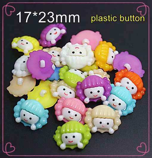 50PCS Mix color girl designed Plastic Cartoon Buttons1 Hole Sewing children Buttons Jewelry Accessory
50PCS Mix color girl designed Plastic Cartoon Buttons1 Hole Sewing children Buttons Jewelry Accessory