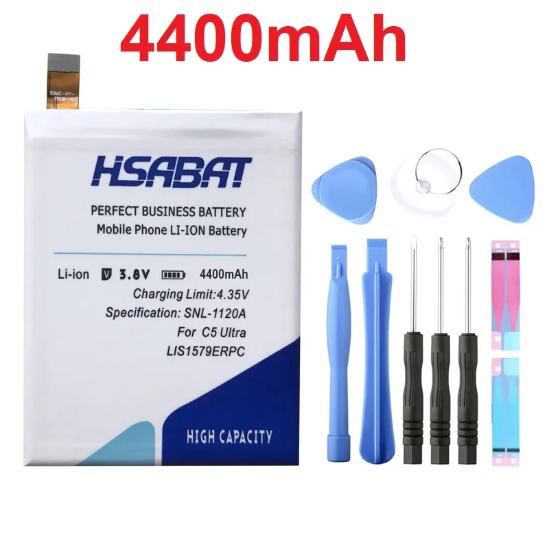 HSABAT New 4400mAh LIS1579ERPC Battery For Sony Xperia C5 Ultra / Dual E5506 E5553 E5533 E5563 Z3 Plus Z3+/ Dual E6553 Z4 E6533
HSABAT New 4400mAh LIS1579ERPC Battery For Sony Xperia C5 Ultra / Dual E5506 E5553 E5533 E5563 Z3 Plus Z3+/ Dual E6553 Z4 E6533