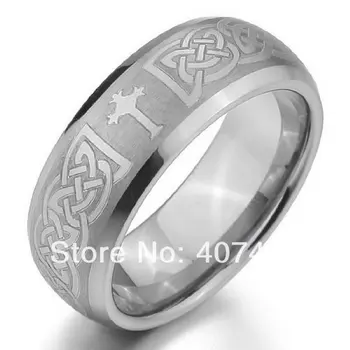 Free Shipping YGK JEWELRY Hot Sales 8MM Silver Satin Cross Promise Bridal Men's Tungsten Carbide Wedding Ring
Free Shipping YGK JEWELRY Hot Sales 8MM Silver Satin Cross Promise Bridal Men's Tungsten Carbide Wedding Ring