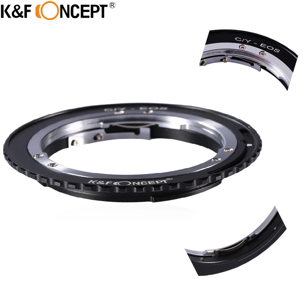 K&F CONCEPT For C/Y-EOS Camera Lens Adapter Ring of Aluminum For Contax Yashica C/Y Lens To Canon EOS EF Mount Camera Body
K&F CONCEPT For C/Y-EOS Camera Lens Adapter Ring of Aluminum For Contax Yashica C/Y Lens To Canon EOS EF Mount Camera Body