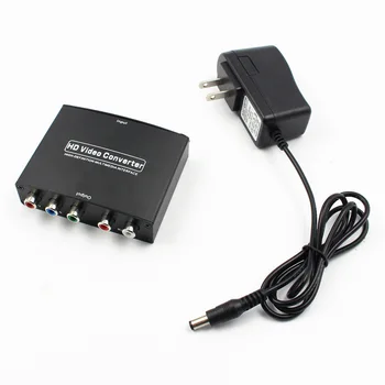 HDMI to Color Difference YPBPR Video Converter with Silk Screen & Power Adapter Cable Black
HDMI to Color Difference YPBPR Video Converter with Silk Screen & Power Adapter Cable Black