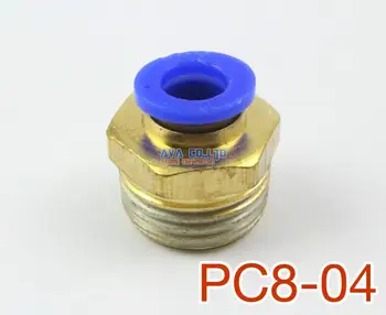 5 Pieces Tube OD 8mm x 1/2" BSPT Male Straight Pneumatic Connector Push In To Connect Fitting
5 Pieces Tube OD 8mm x 1/2" BSPT Male Straight Pneumatic Connector Push In To Connect Fitting