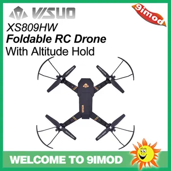 Original VISUO XS809HW Foldable RC Drone with 2MP 720P Wide Angle FPV Camera Altitude Hold Headless Mode
Original VISUO XS809HW Foldable RC Drone with 2MP 720P Wide Angle FPV Camera Altitude Hold Headless Mode
