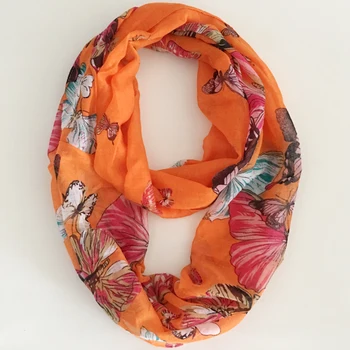 2019 Lightweight Fashion Ring Women Scarves Butterfly Animal Print Polyester Small Loop Infinity Soft Warm Gifts Scarf 180*35 cm
2019 Lightweight Fashion Ring Women Scarves Butterfly Animal Print Polyester Small Loop Infinity Soft Warm Gifts Scarf 180*35 cm