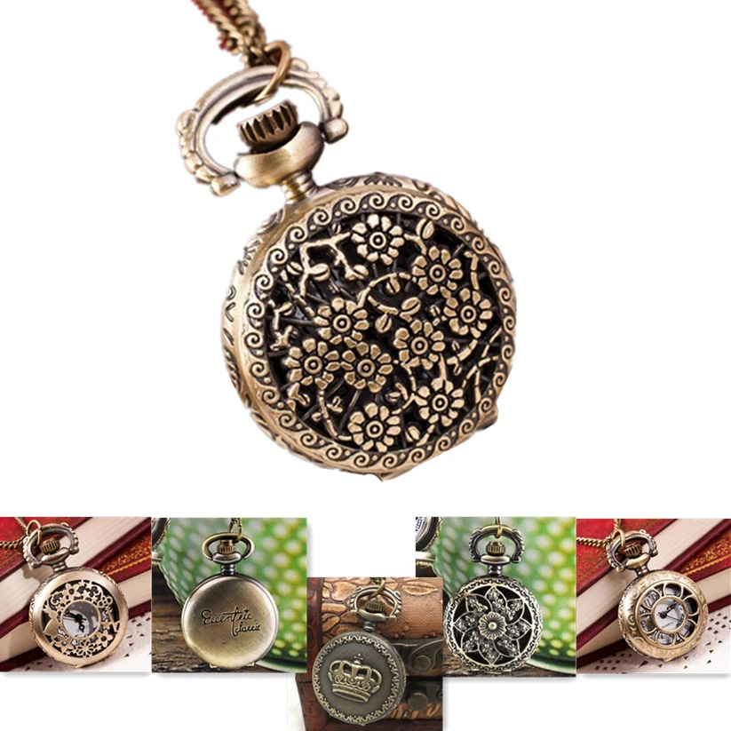 Womens Mens Quartz Pocket Watch 1 PC Floral Patterns Bronze Vintage Watch Necklace Unisex Watch Pendant On Chain Wholesale 30M12
Womens Mens Quartz Pocket Watch 1 PC Floral Patterns Bronze Vintage Watch Necklace Unisex Watch Pendant On Chain Wholesale 30M12