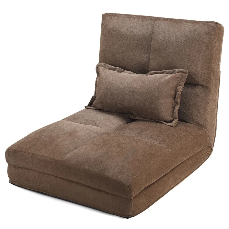 Fold Down Chair Flip Out Lounger w/ Pillow 6 Back Reclining Angles Single Sofa Bed Innovative Tri-fold Design HW58010
Fold Down Chair Flip Out Lounger w/ Pillow 6 Back Reclining Angles Single Sofa Bed Innovative Tri-fold Design HW58010