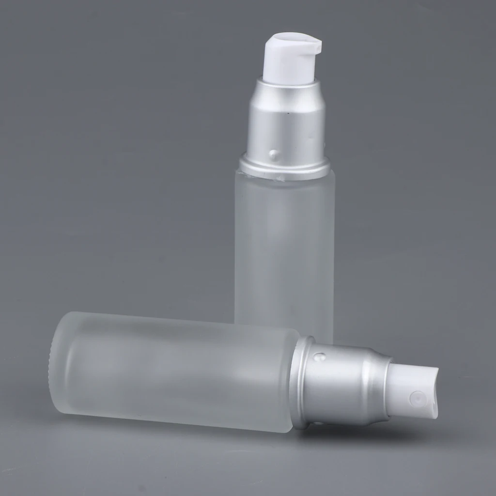 2Pcs Empty Refill Glass Bottle Lotions Serum Pump Dispenser Travel Storage Container Cosmetics Bottles Perfume Atomizer Bottle
2Pcs Empty Refill Glass Bottle Lotions Serum Pump Dispenser Travel Storage Container Cosmetics Bottles Perfume Atomizer Bottle