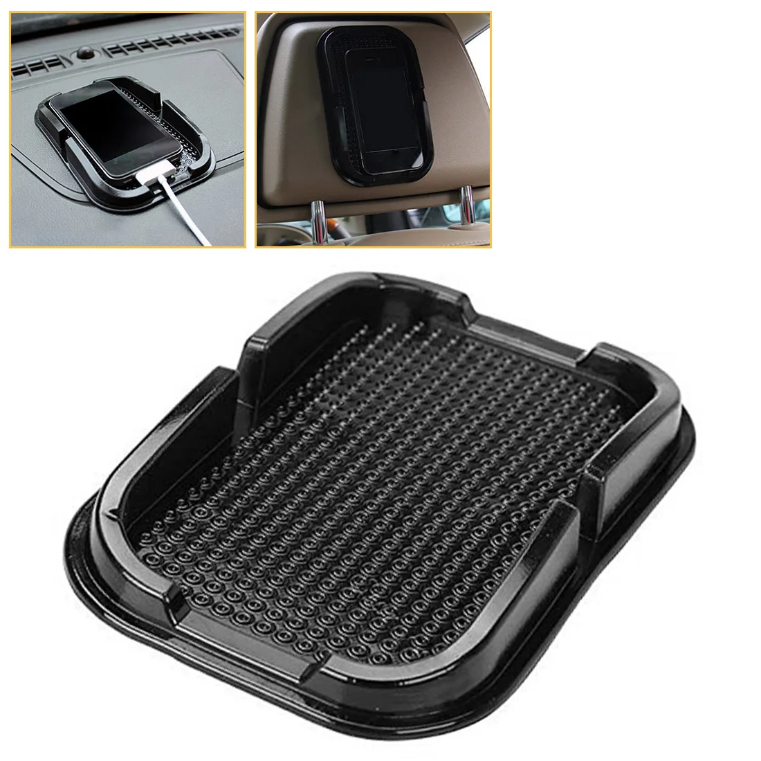 Multi-functional Rubber Sticky Dashboard Phone Shelf Anti-slip Mat Universal Car Anti Slip Mobile Pad
Multi-functional Rubber Sticky Dashboard Phone Shelf Anti-slip Mat Universal Car Anti Slip Mobile Pad
