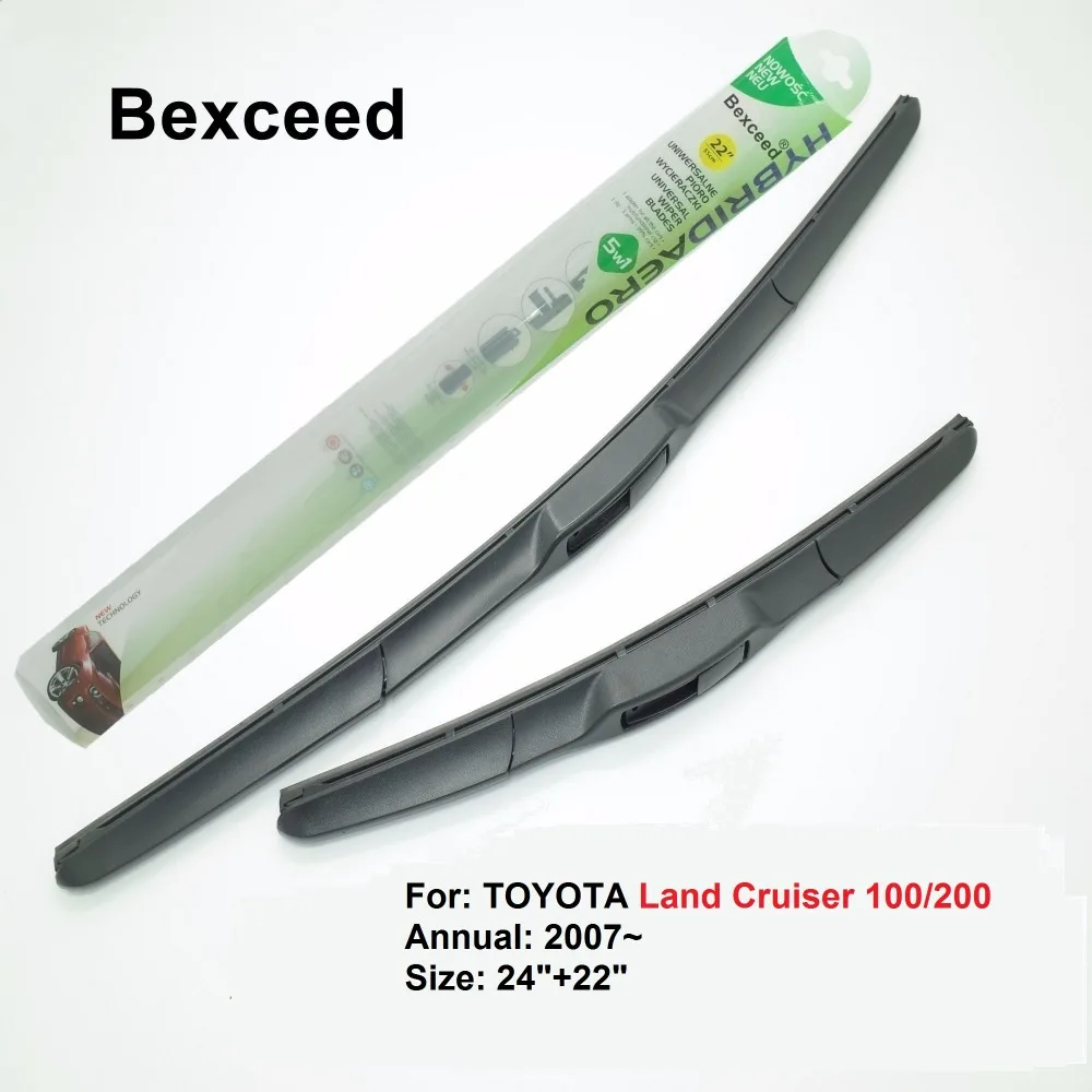 1 Set (24"+22") High Quality Bexceed of Car Windshield Hybrid Wiper Blade For TOYOTA Land Cruiser 100/200
1 Set (24"+22") High Quality Bexceed of Car Windshield Hybrid Wiper Blade For TOYOTA Land Cruiser 100/200