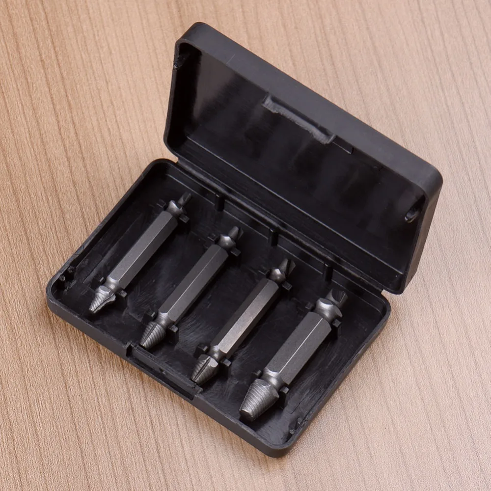 Dropshipping 4pcs Titanium Broken Bolt Damage Screw Remover Extractor Drill Bits Easy Out Stud Reverse
Dropshipping 4pcs Titanium Broken Bolt Damage Screw Remover Extractor Drill Bits Easy Out Stud Reverse