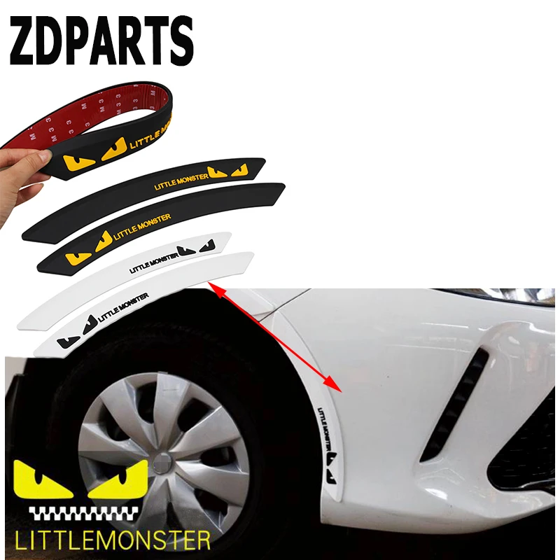 ZDPARTS 2X автомобиль защиты крыла для колес Стикеры колеса шины край бровей наклейки