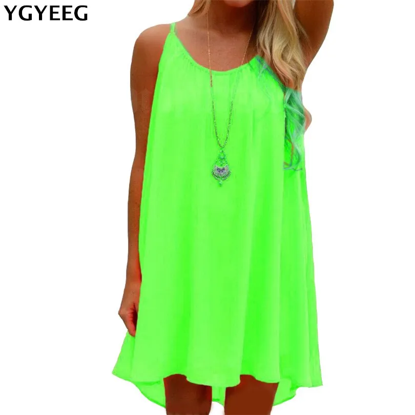 YGYEEG Women Beach Dress Fluorescence Summer Dress Chiffon Female Women Dress 2017 Casual Style Vestido Plus Size Women Clothing
YGYEEG Women Beach Dress Fluorescence Summer Dress Chiffon Female Women Dress 2017 Casual Style Vestido Plus Size Women Clothing